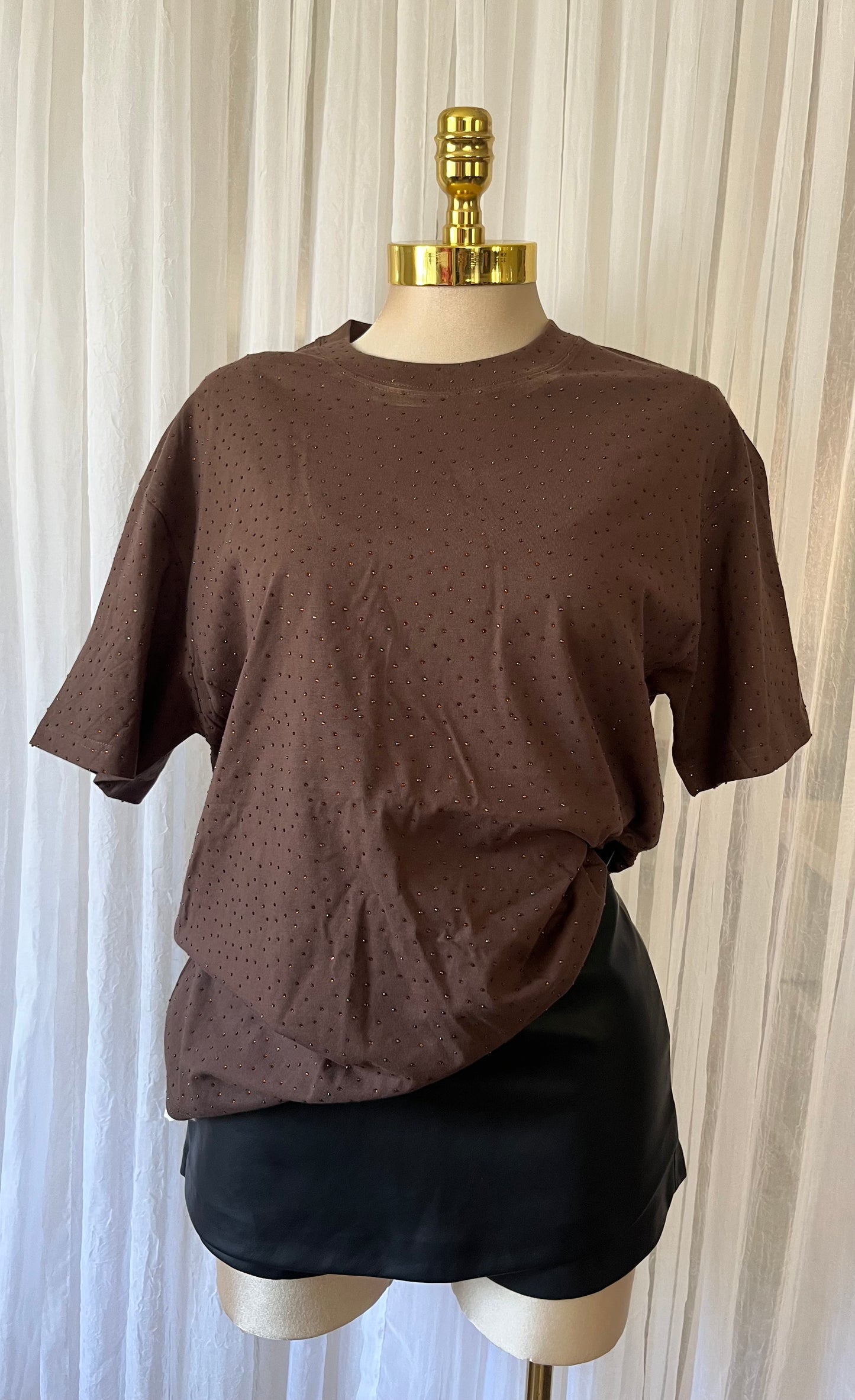 Oversized bling shirt