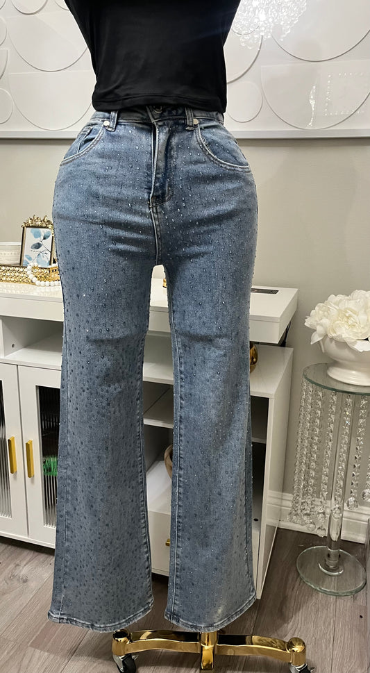 Bling me out jeans(stretchy size down)