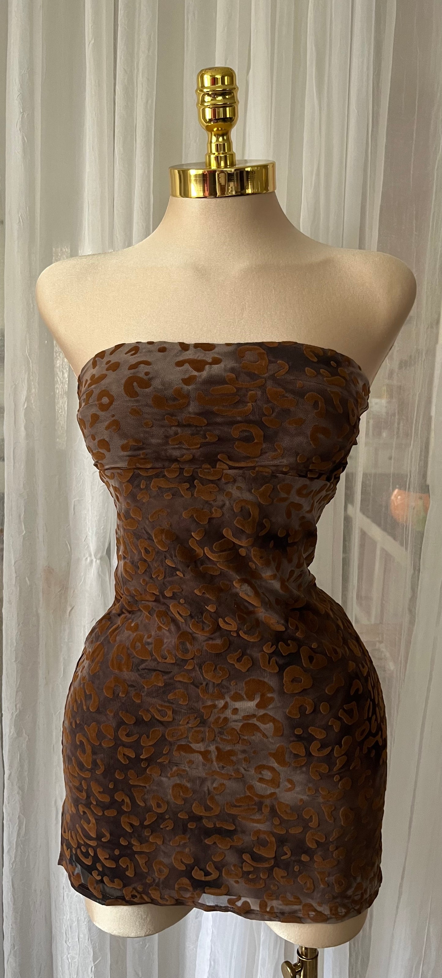 Cheetah mini dress