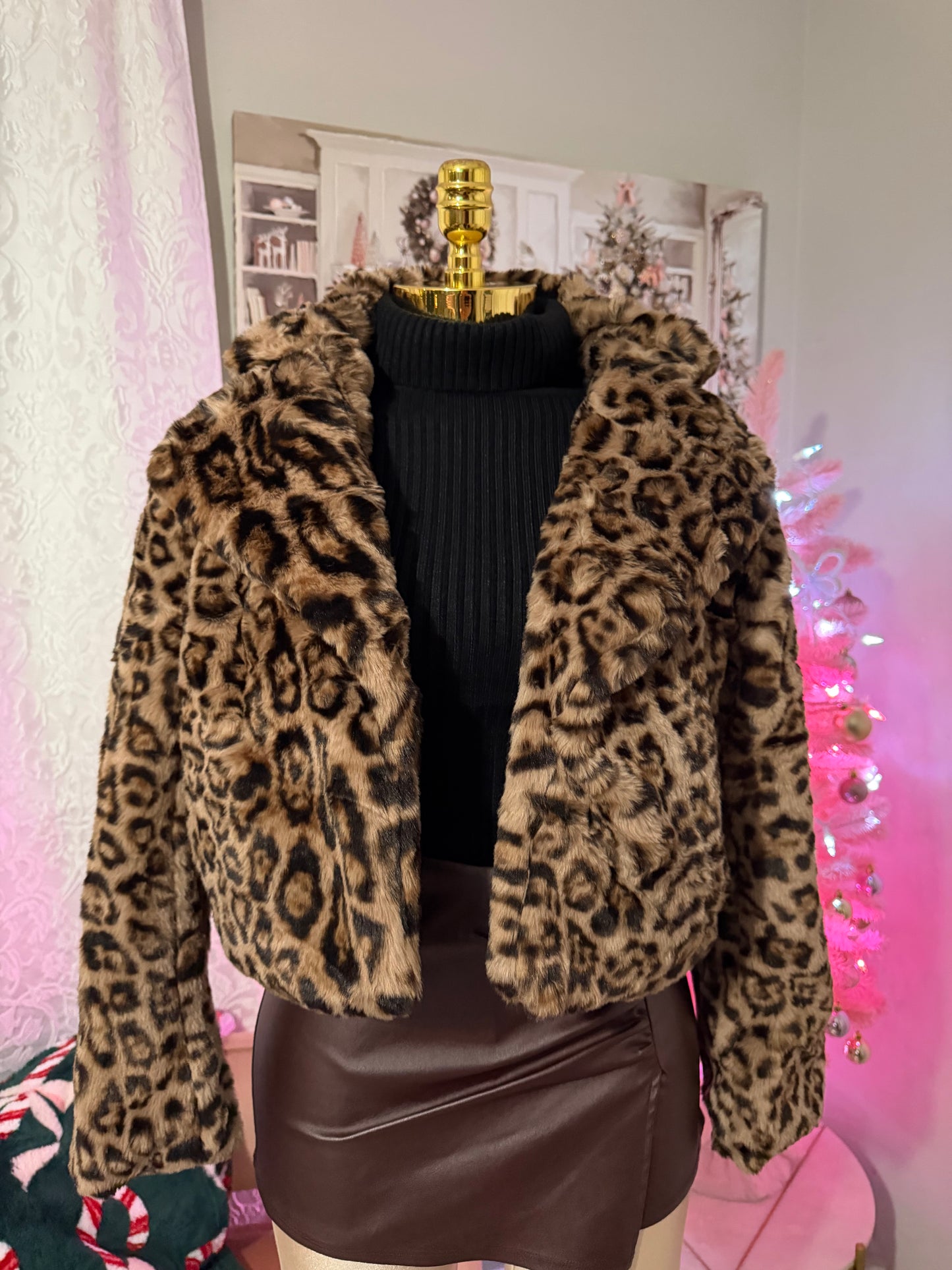 Animal print jacket
