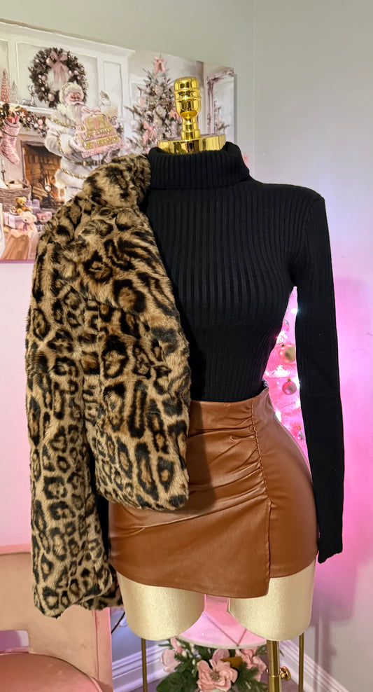 Animal print jacket