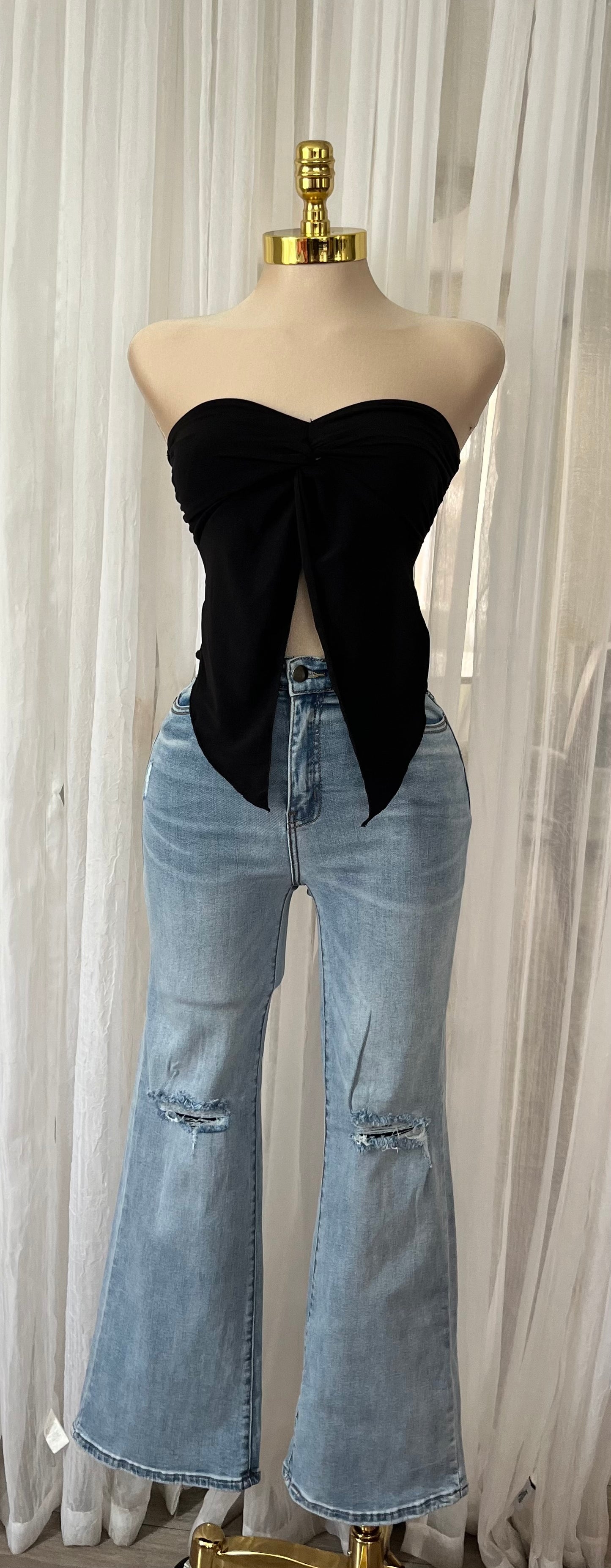 Butterfly tube top