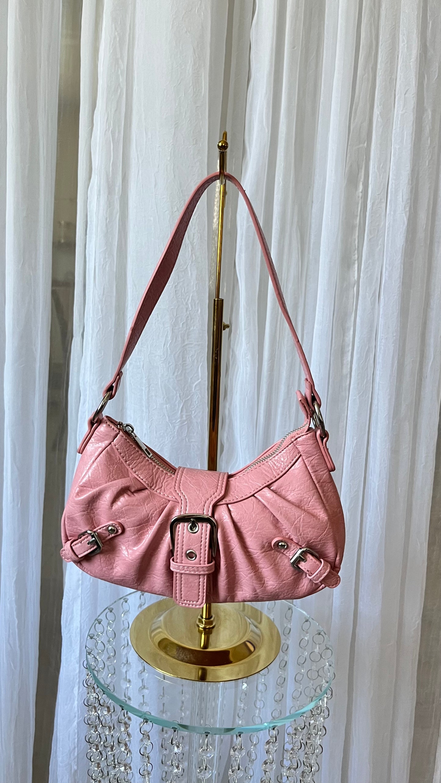 Pink shoulder bag