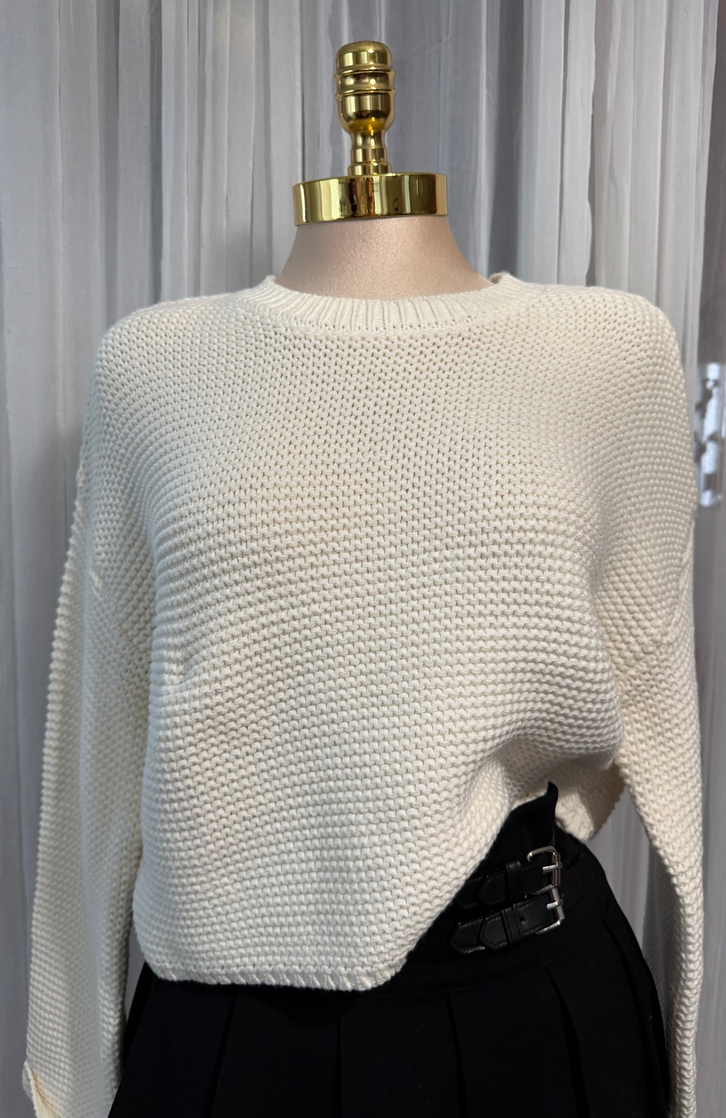 Cream chunky sweater