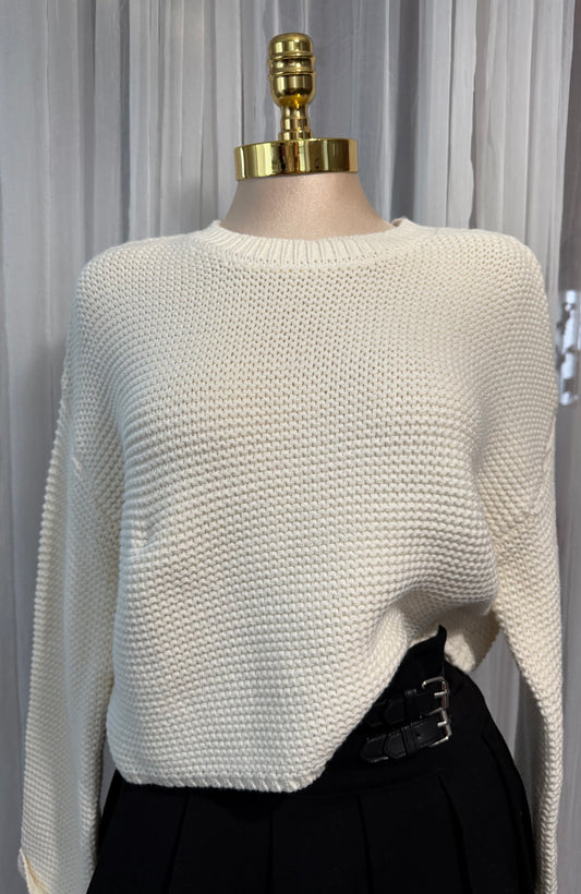Cream chunky sweater