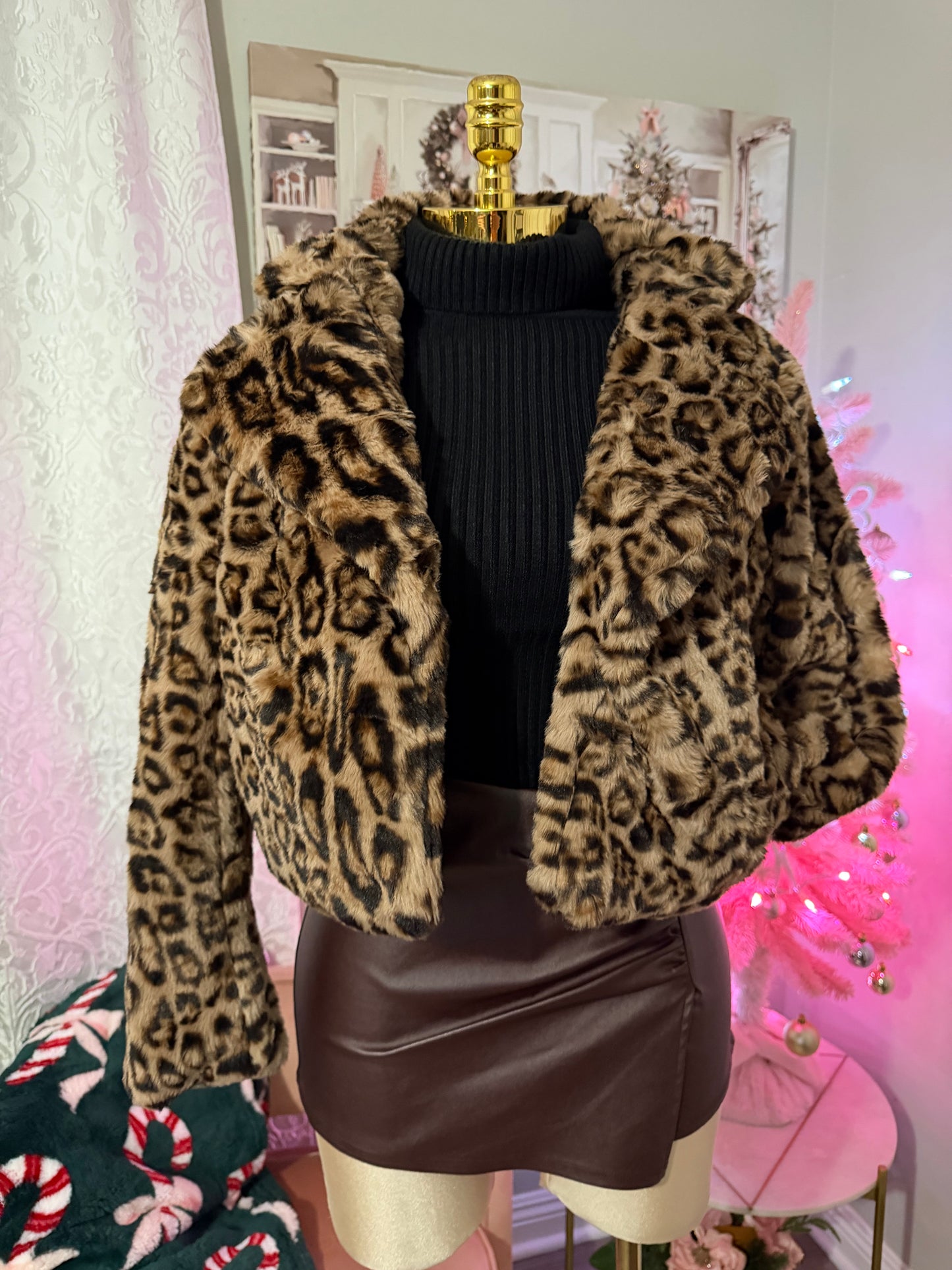 Animal print jacket