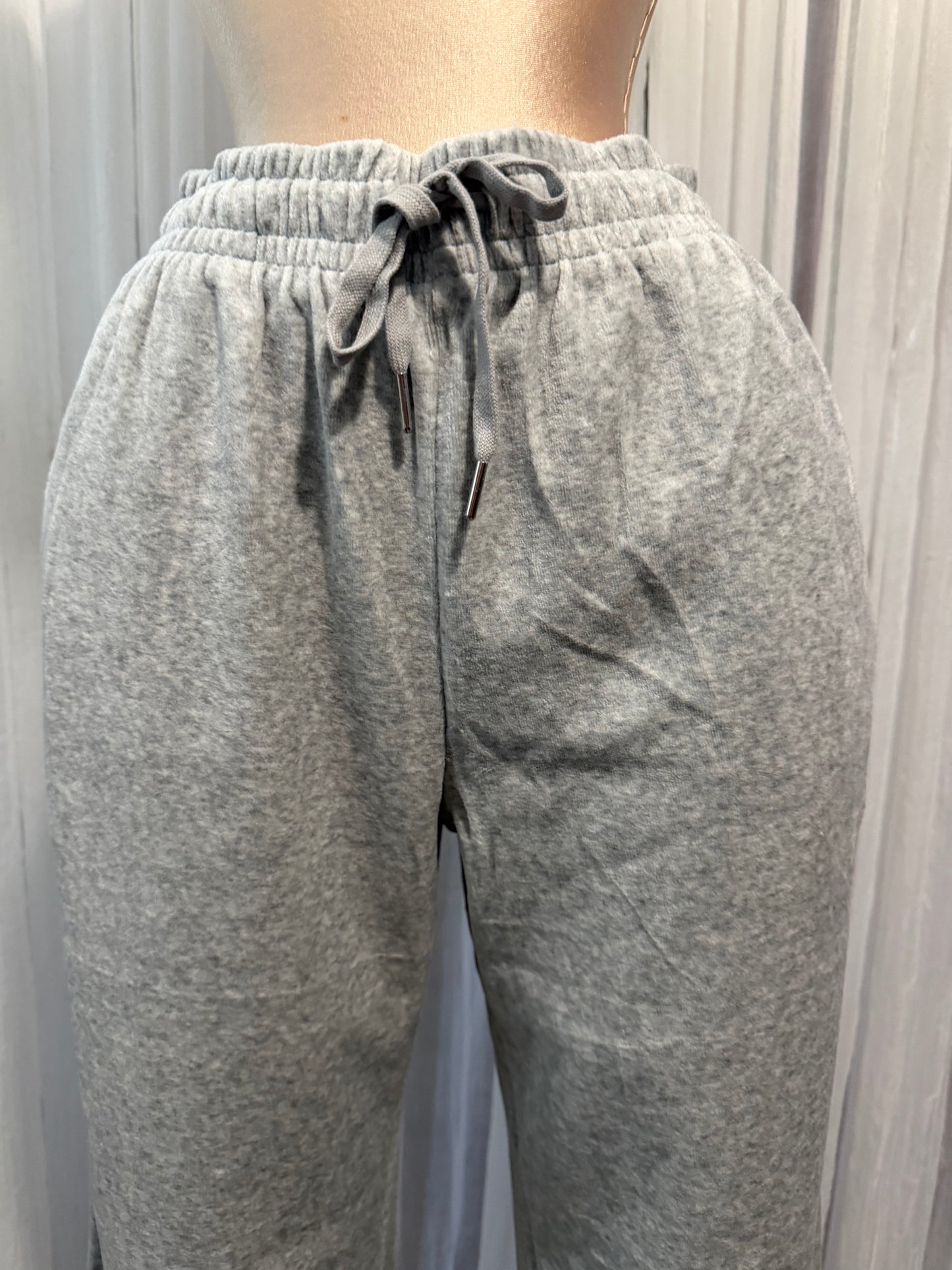 Velvet gray pants