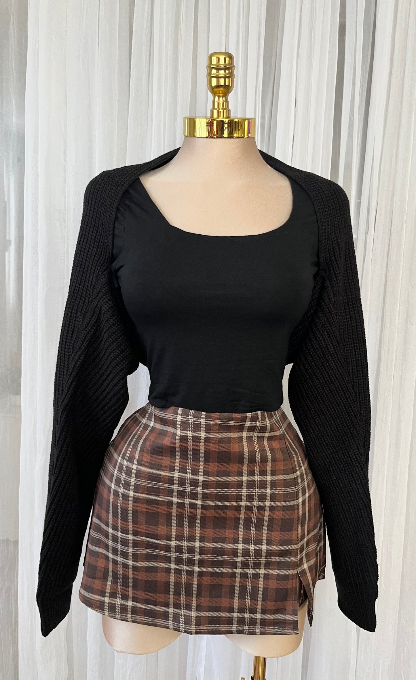 Plaid Skort