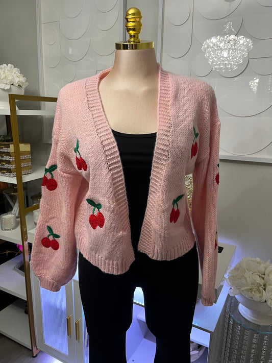 Cherry Me cardigan