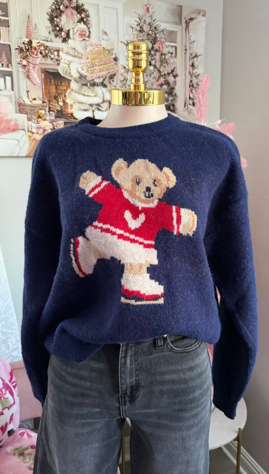Blue bear sweater